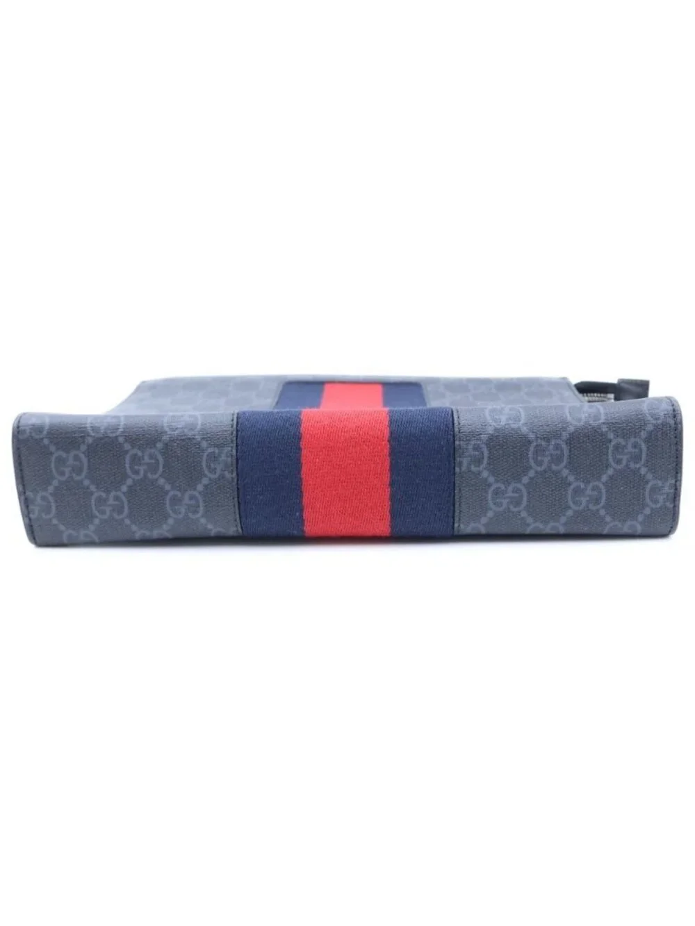 Gucci GG Supreme Clutch Leather Black